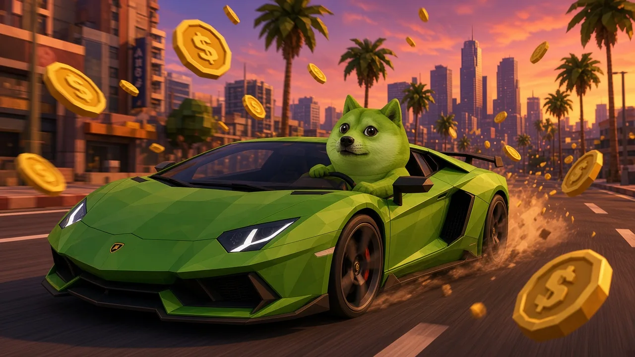 PEGE in a lambo